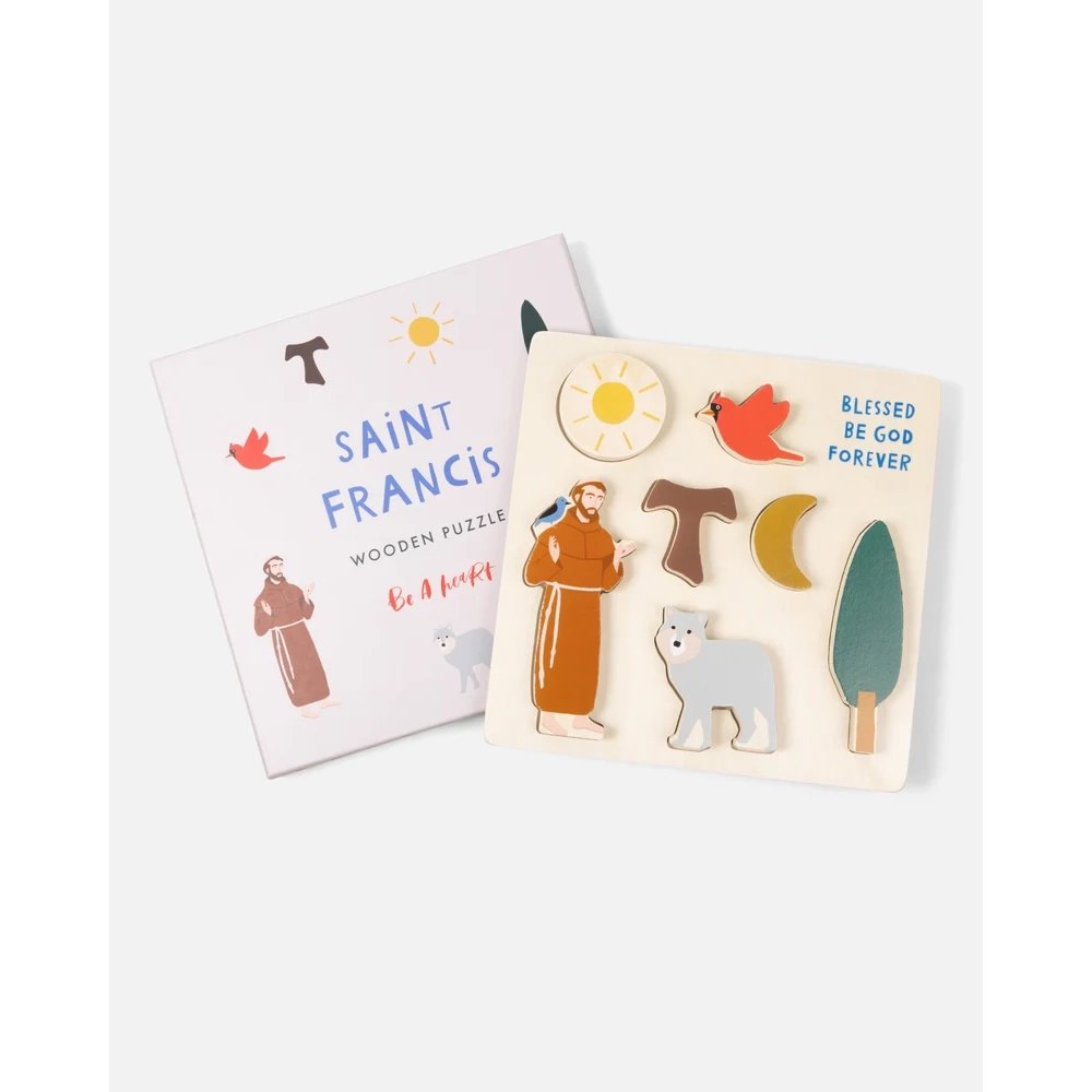 Be A Heart St. Francis Wooden Puzzle