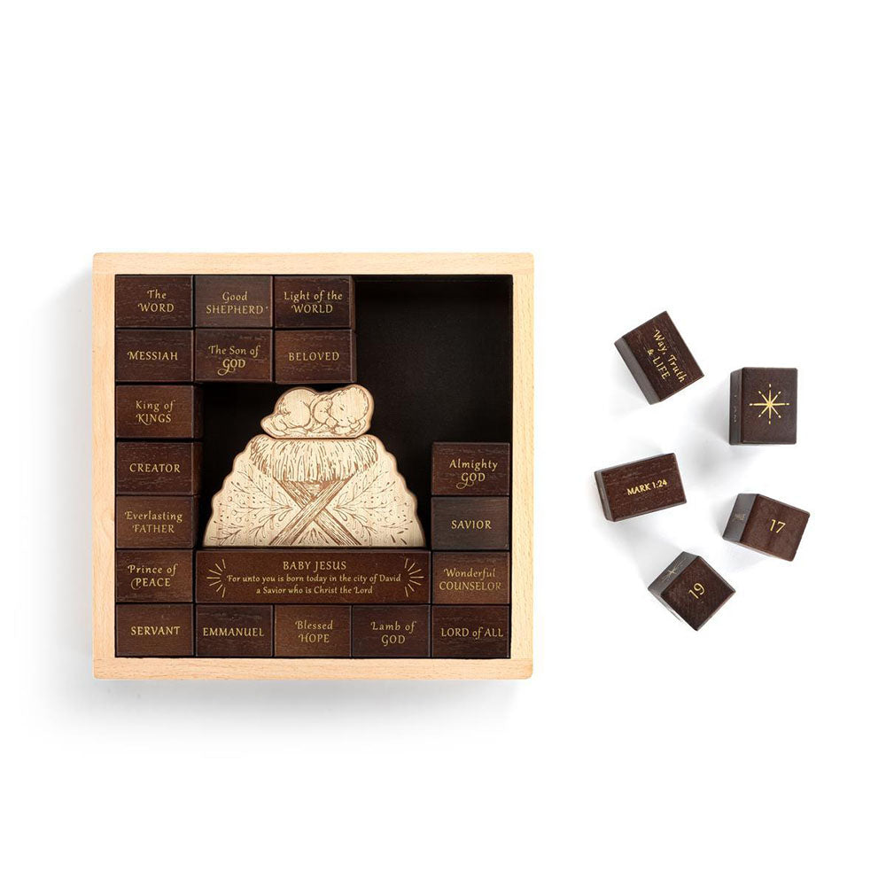 Names of Jesus Wooden Advent Calendar & Activity