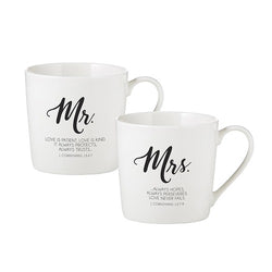 Mr. & Mrs. Marriage Mug - Set