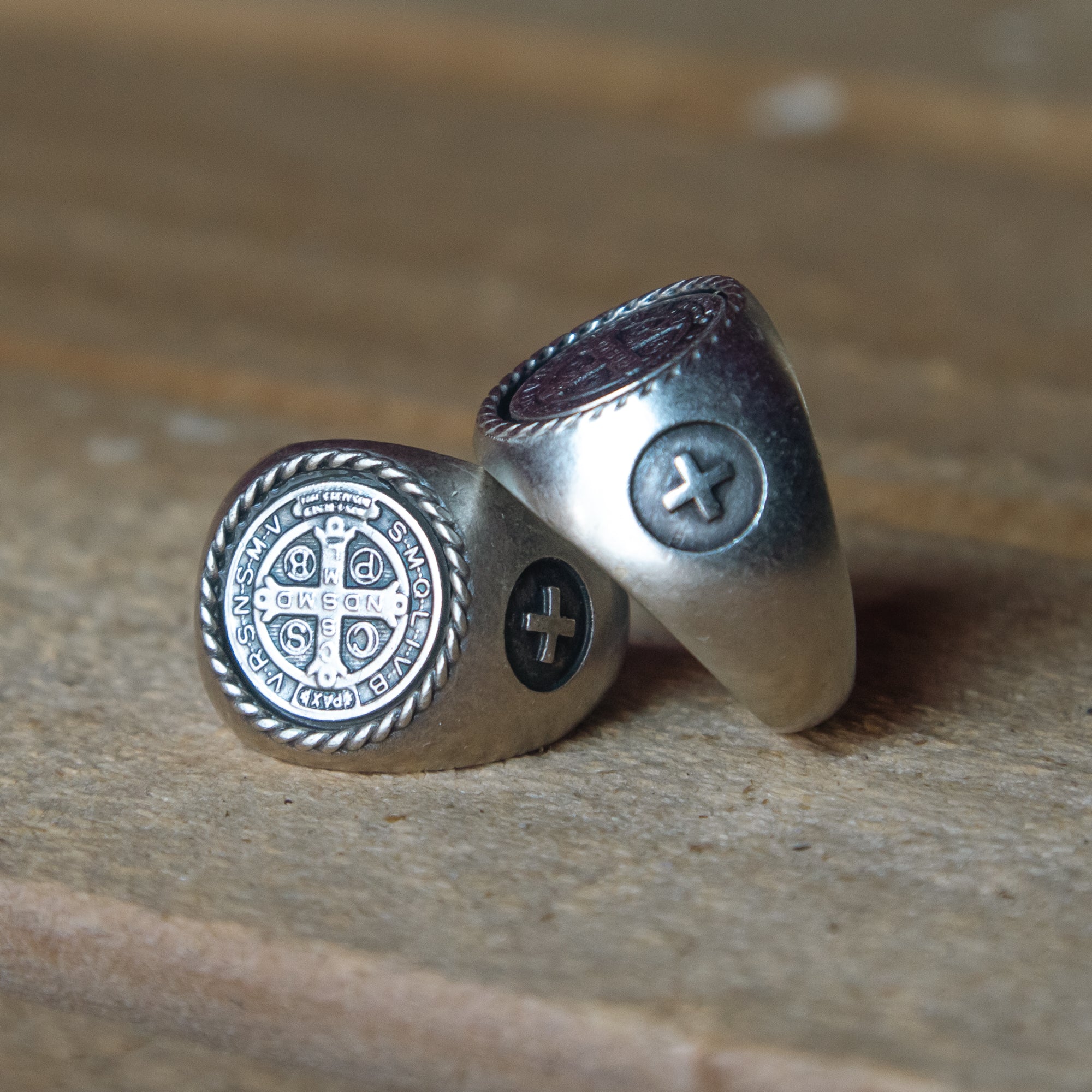 Men's St. Benedict Signet Ring