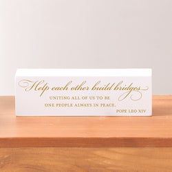 Pope Leo XIV Help Each Other Block