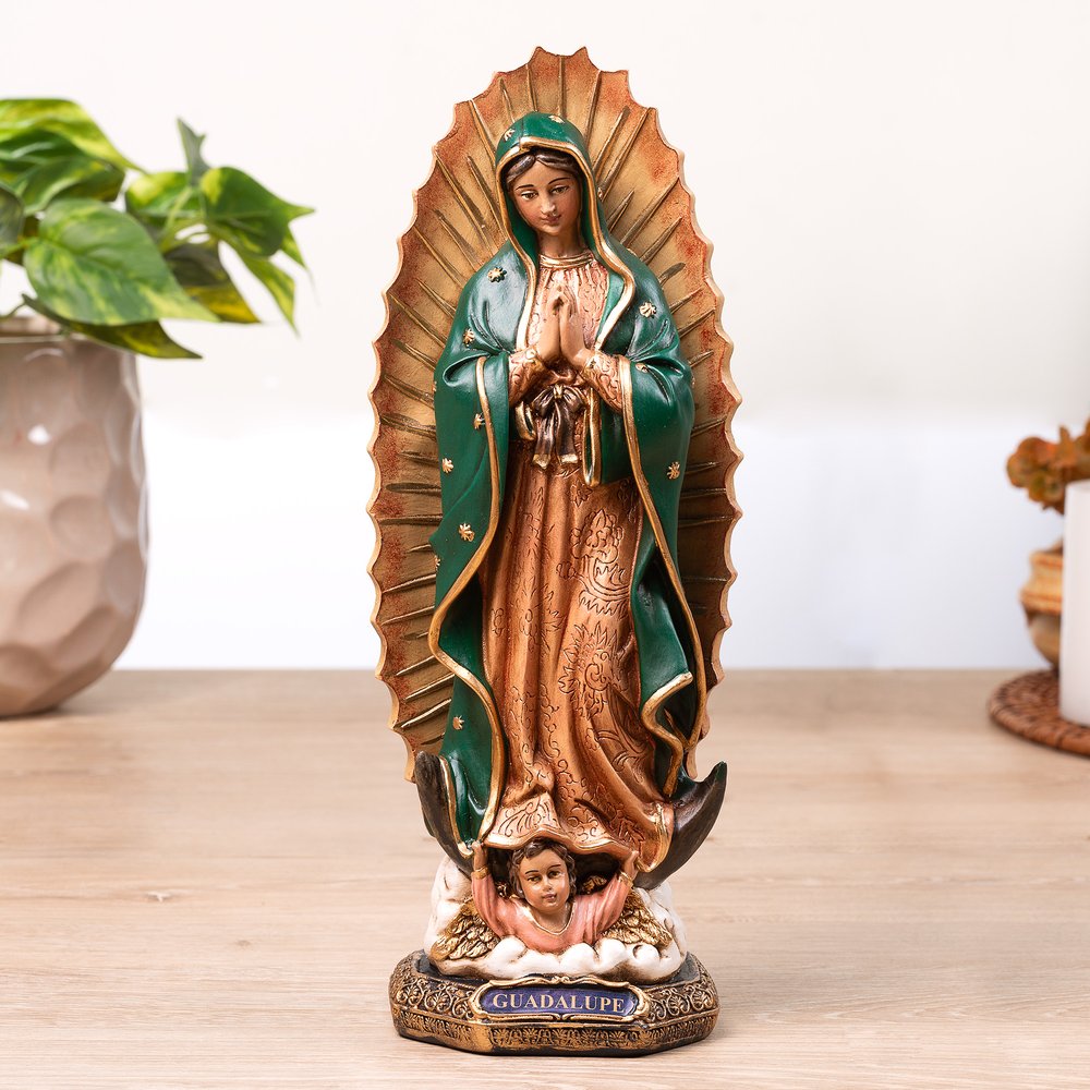 Our Lady of Guadalupe Large Statue - 13"