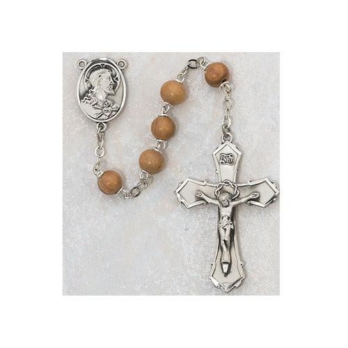 Olive Wood Rosary - SS 7mm