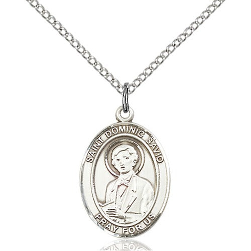Sterling Silver St. Dominic Savio Pendant