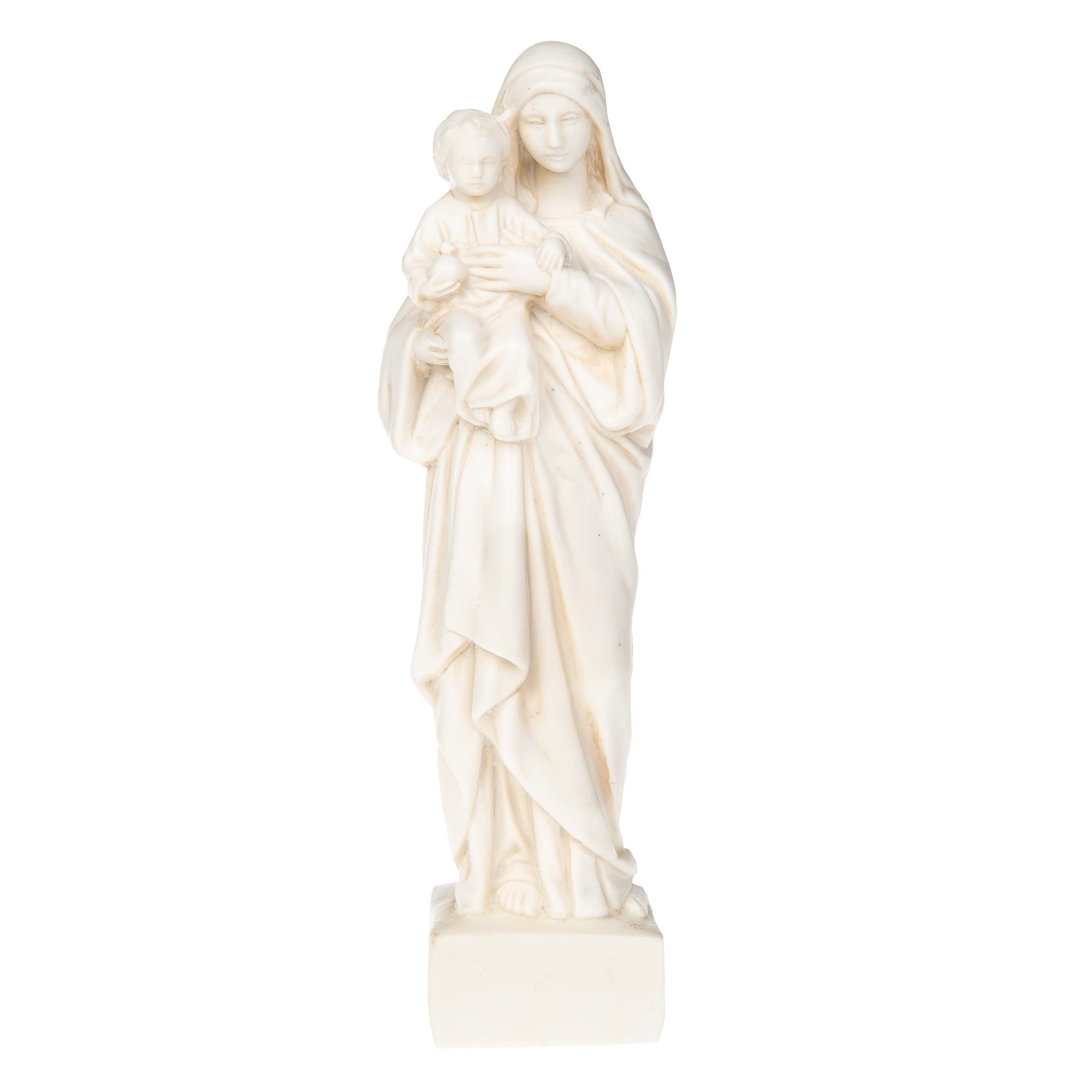 Ivory Madonna and Child Statue