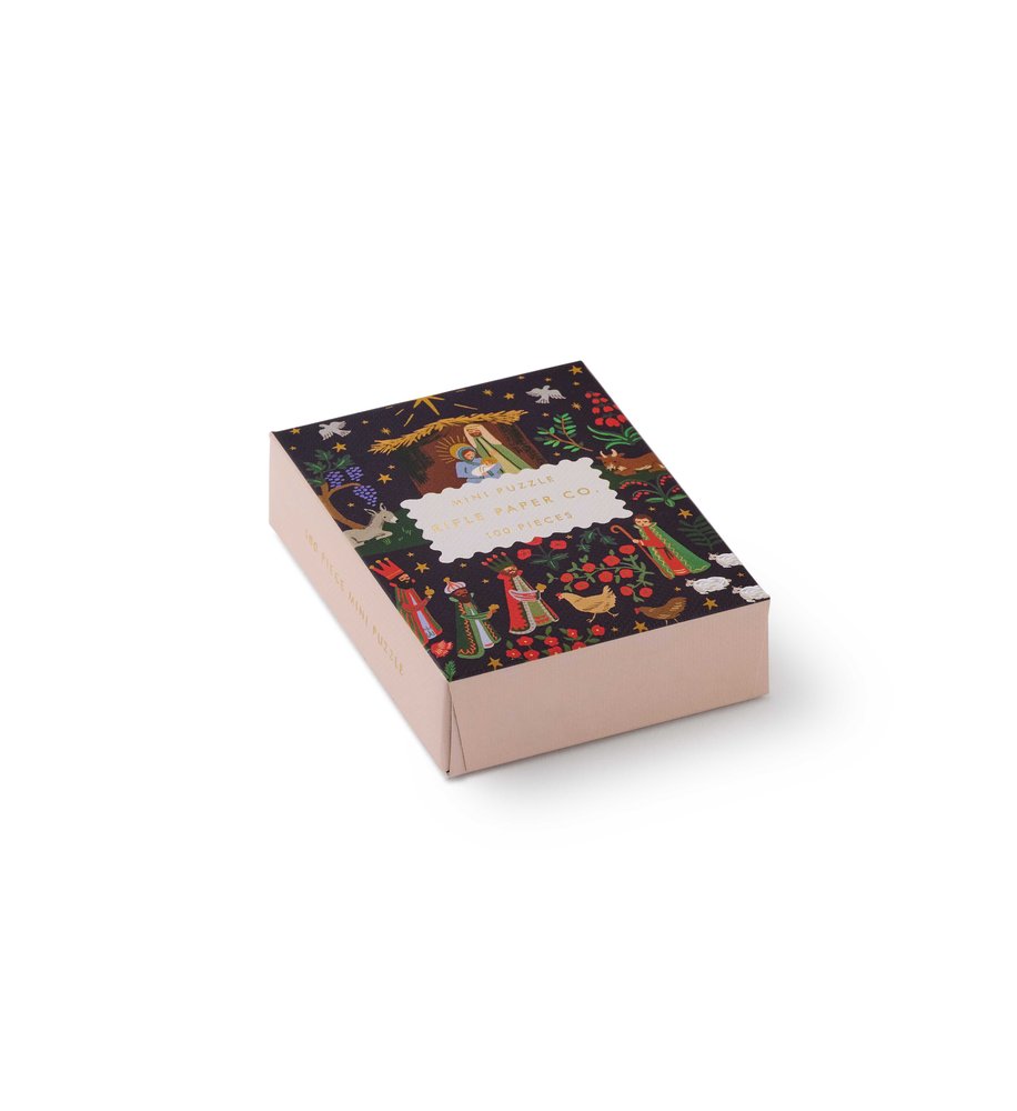 Rifle Paper Co. Nativity Mini Jigsaw Puzzle – 100 Pieces