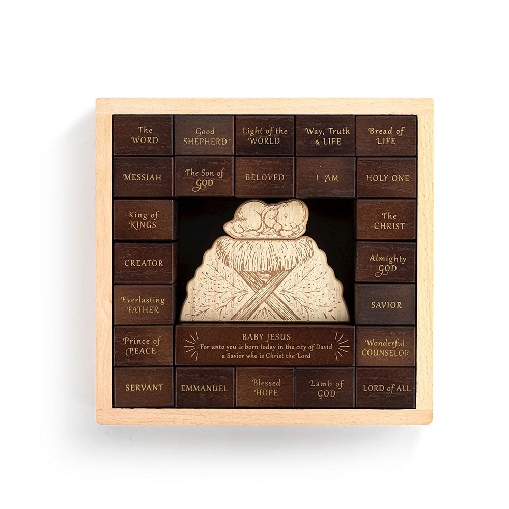 Names of Jesus Wooden Advent Calendar & Activity