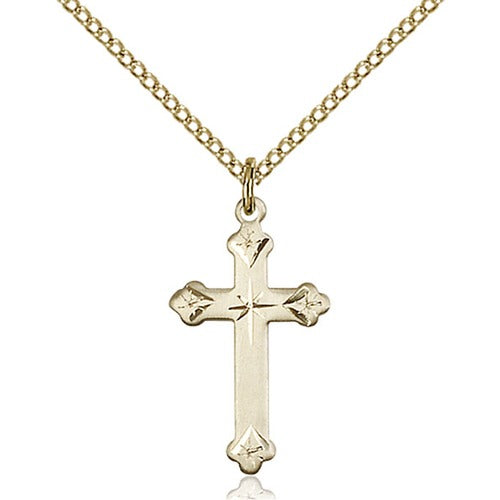 Cross Pendant, Bliss, 14Kt Gold-Filled