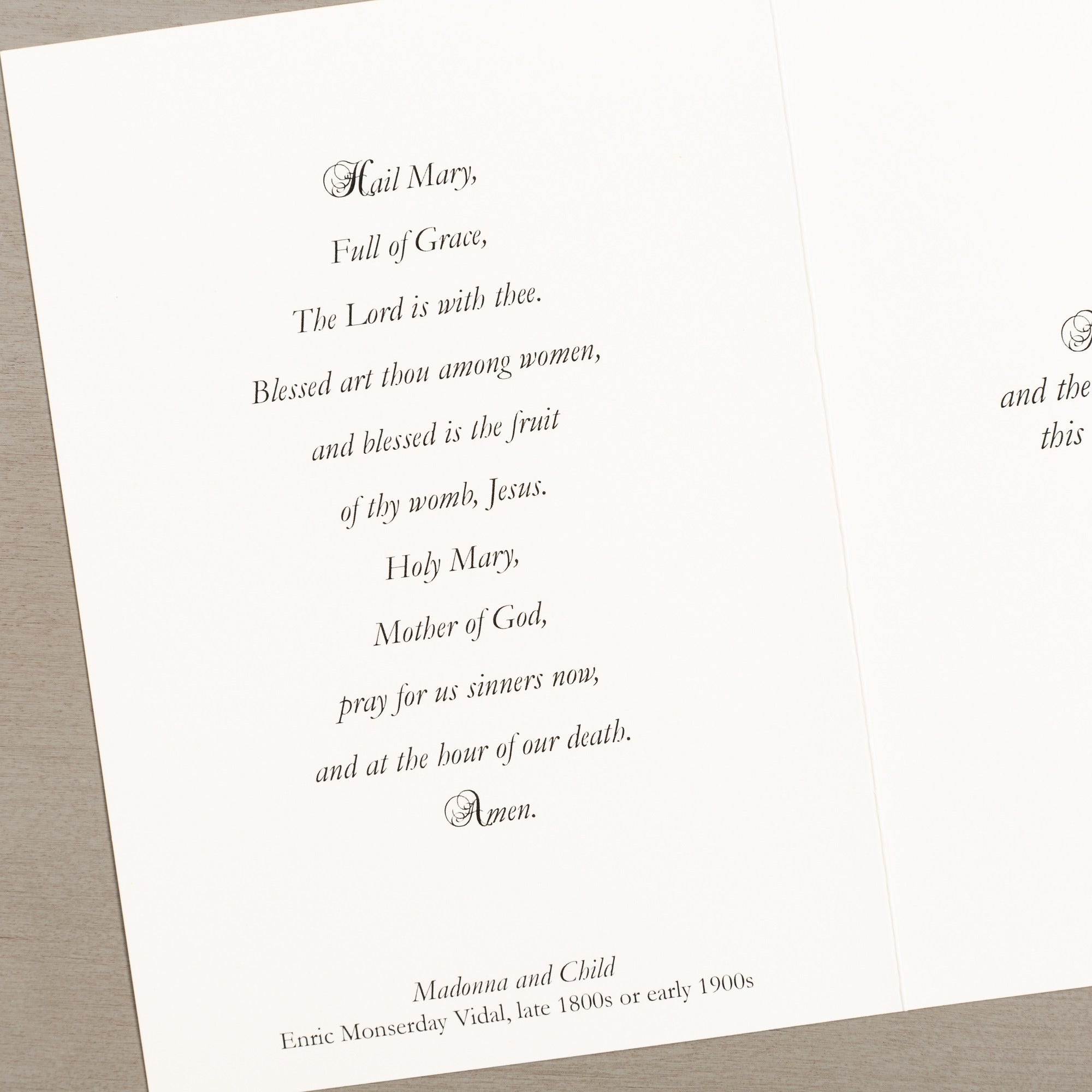 Vidal Madonna and Child Christmas Cards - Set of 20
