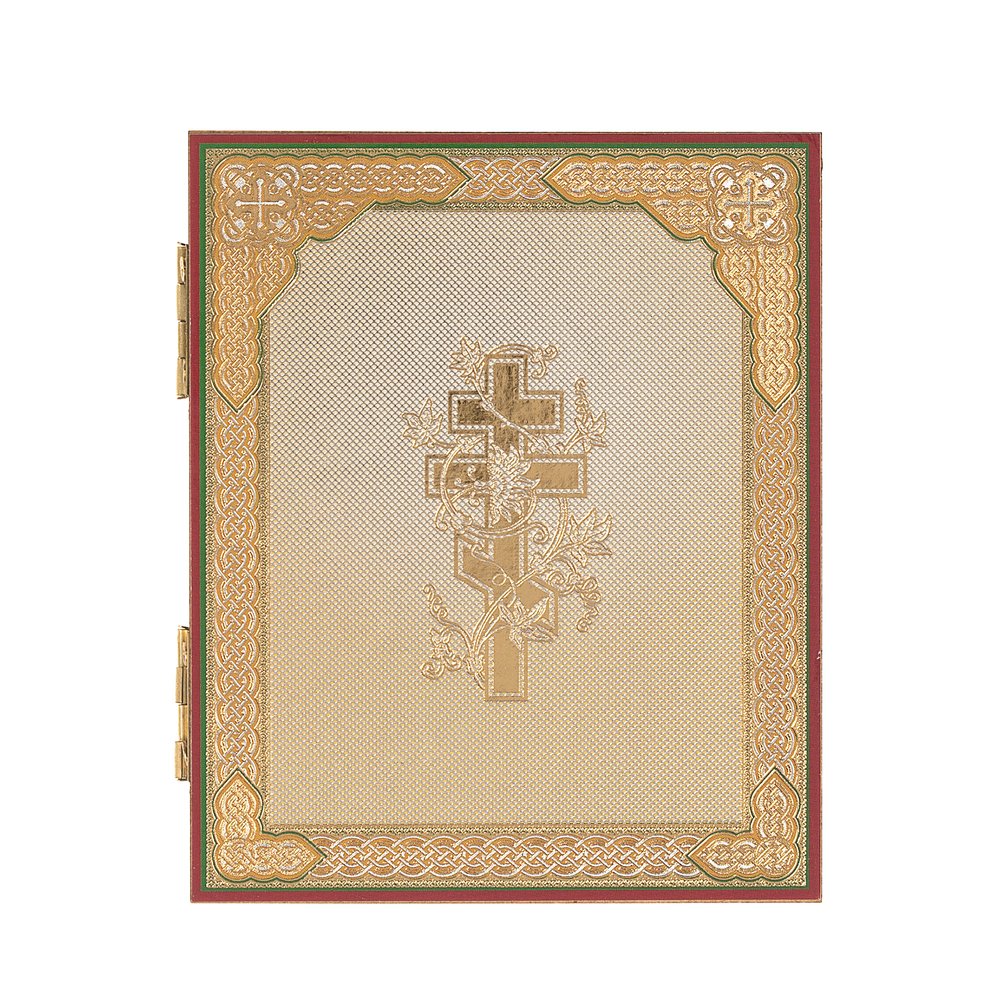 Ukrainian Virgin of Kazan & Christ Pantocrator Icon Diptych - 4.75" x 4"