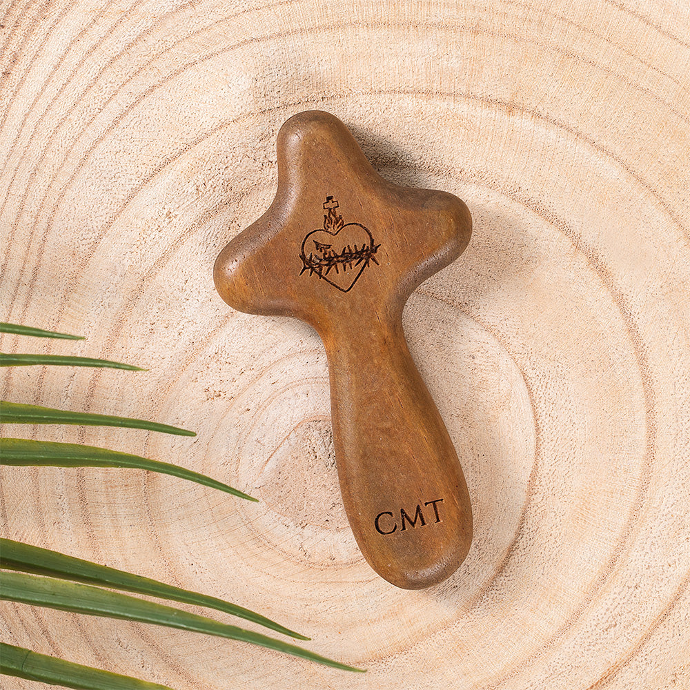 Imitation of Christ for Sick and Suffering & Sacred Heart of Jesus Comfort Cross Set