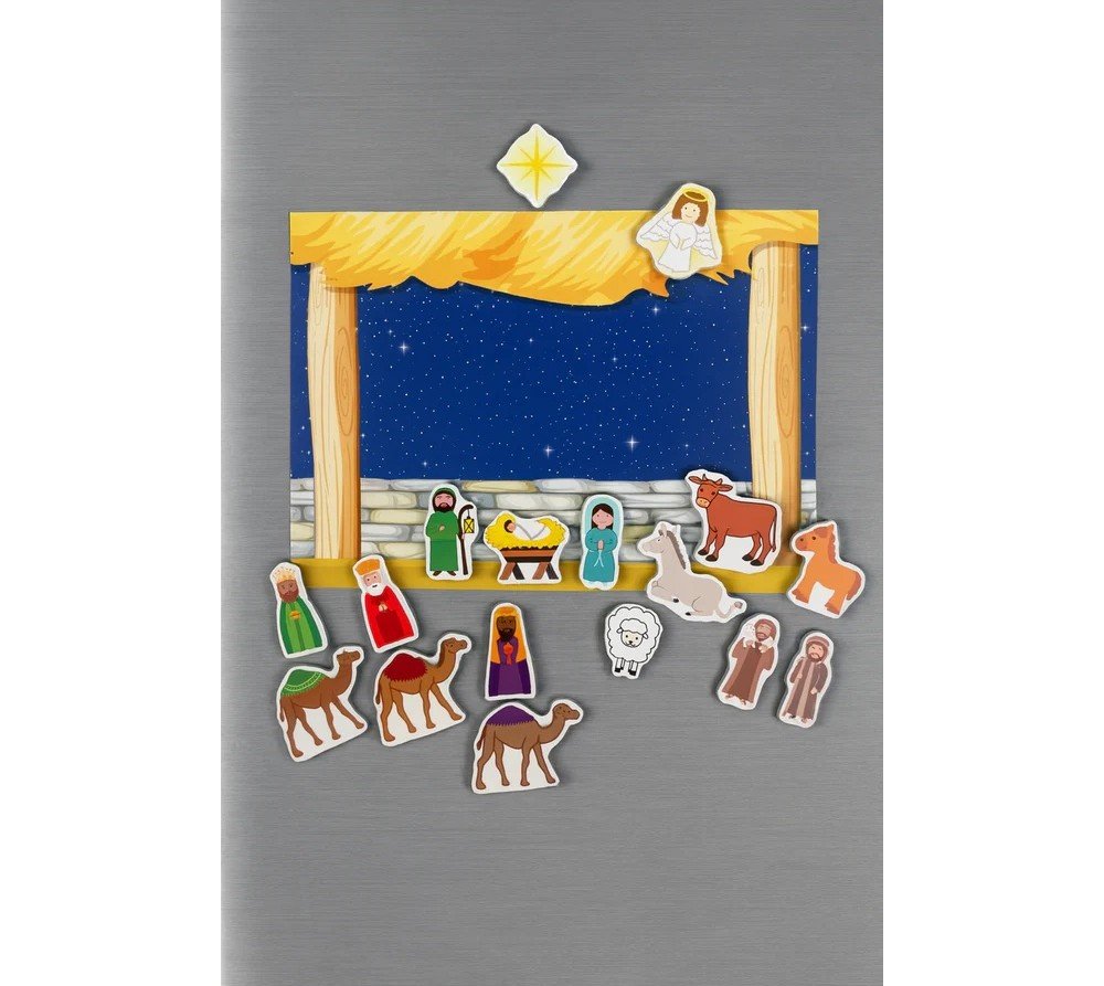 Saintly Heart Pray & Play Kids Nativity Magnet Set