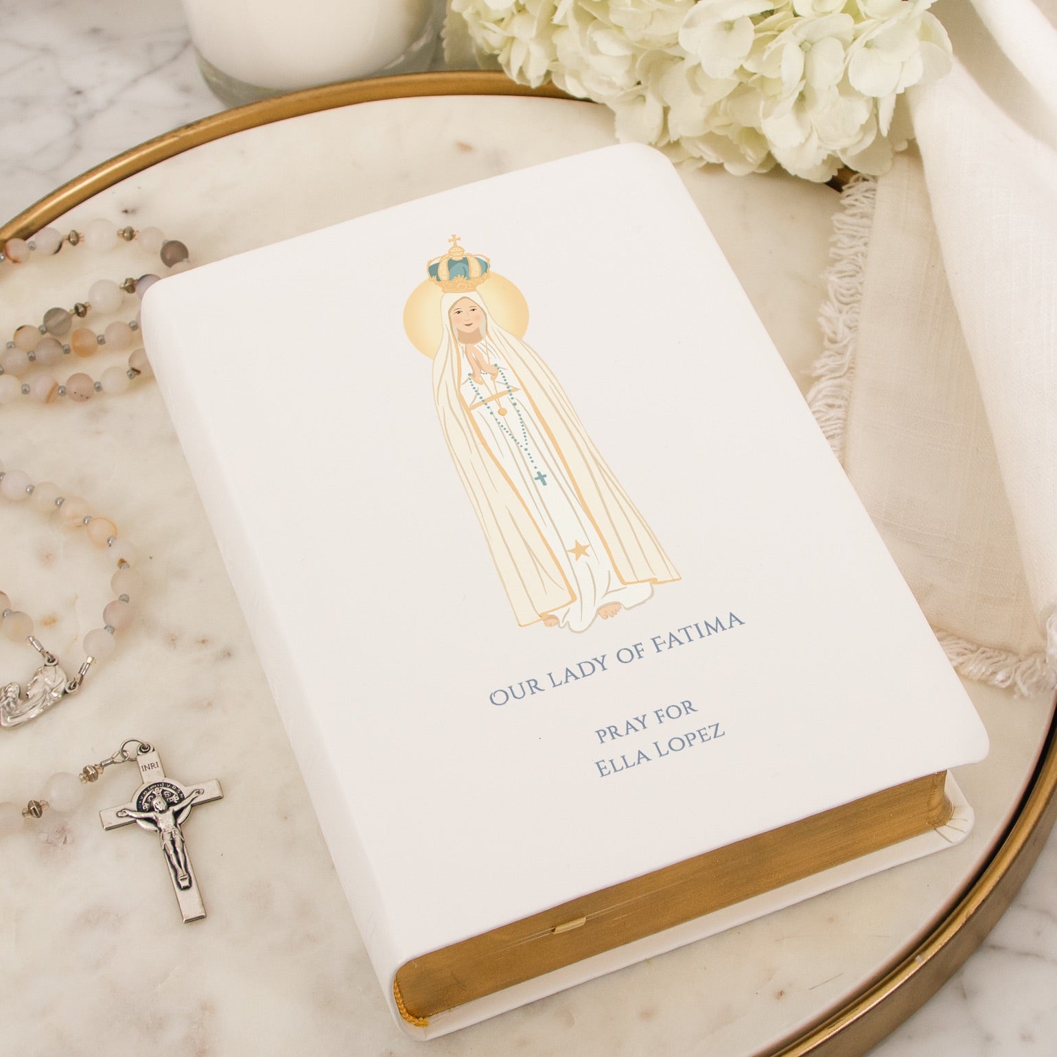 Personalized Our Lady of Fatima Bible