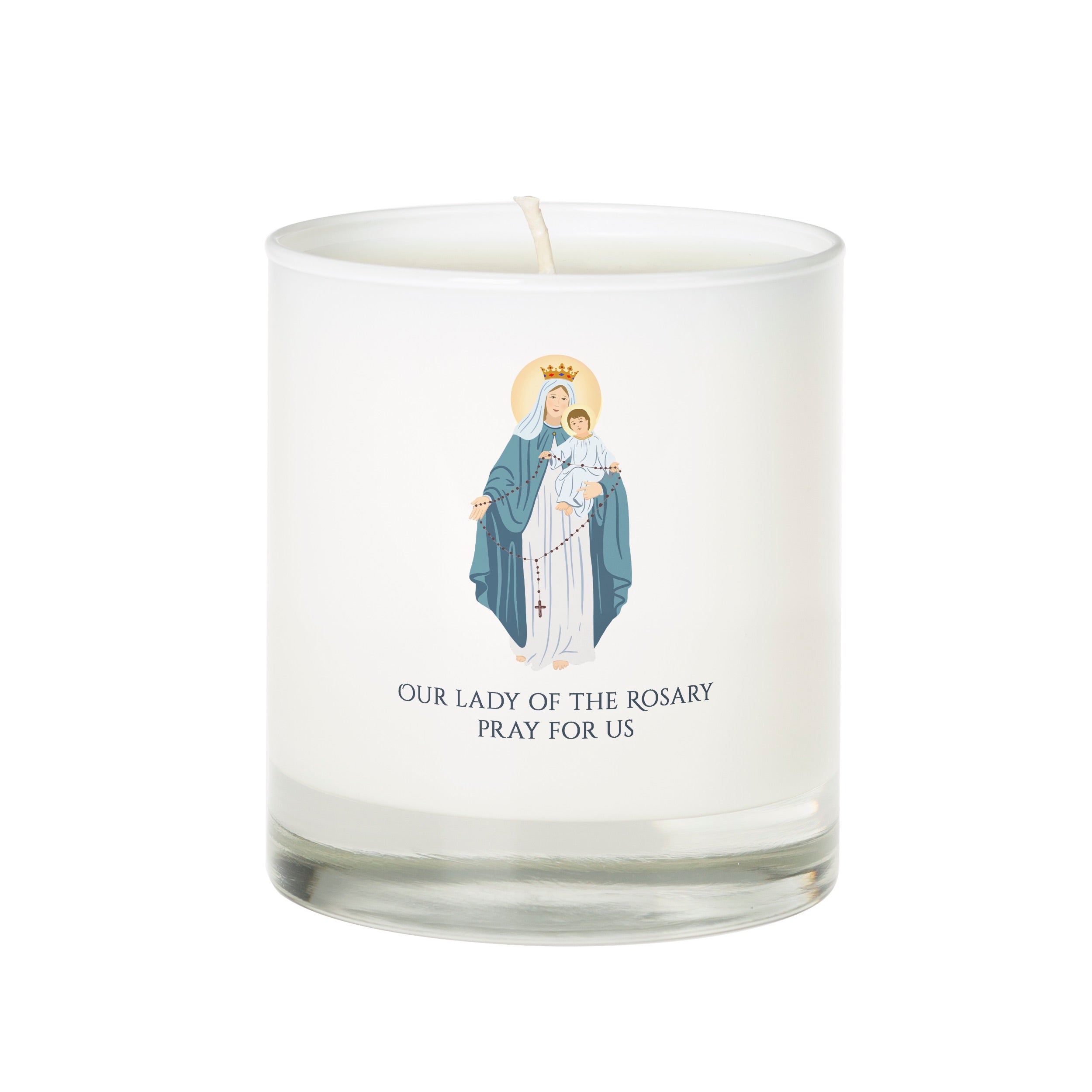 Our Lady of the Rosary Candle