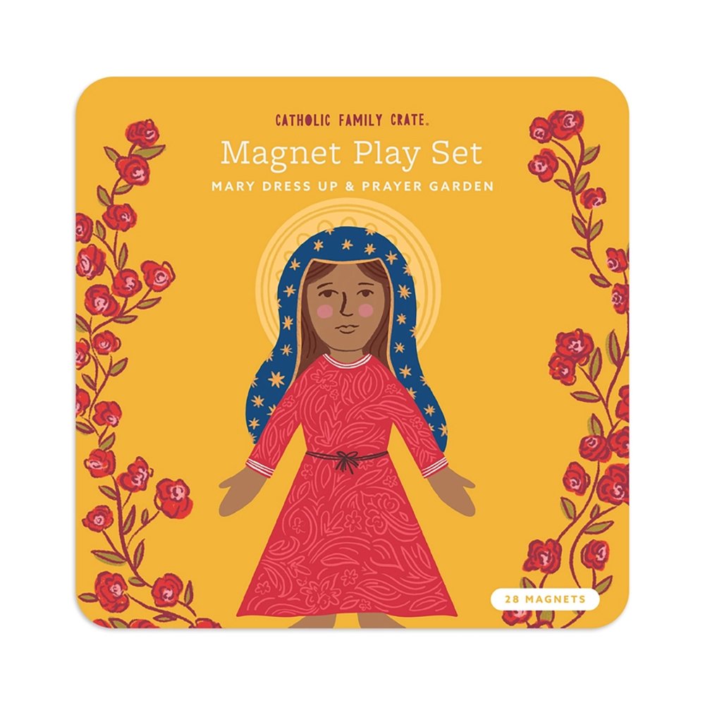 Mary Dress Up & Prayer Garden Magnet Playset