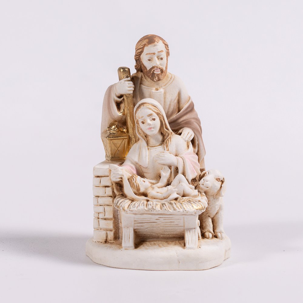 Miniature Holy Family Nativity Statue - 2.75"