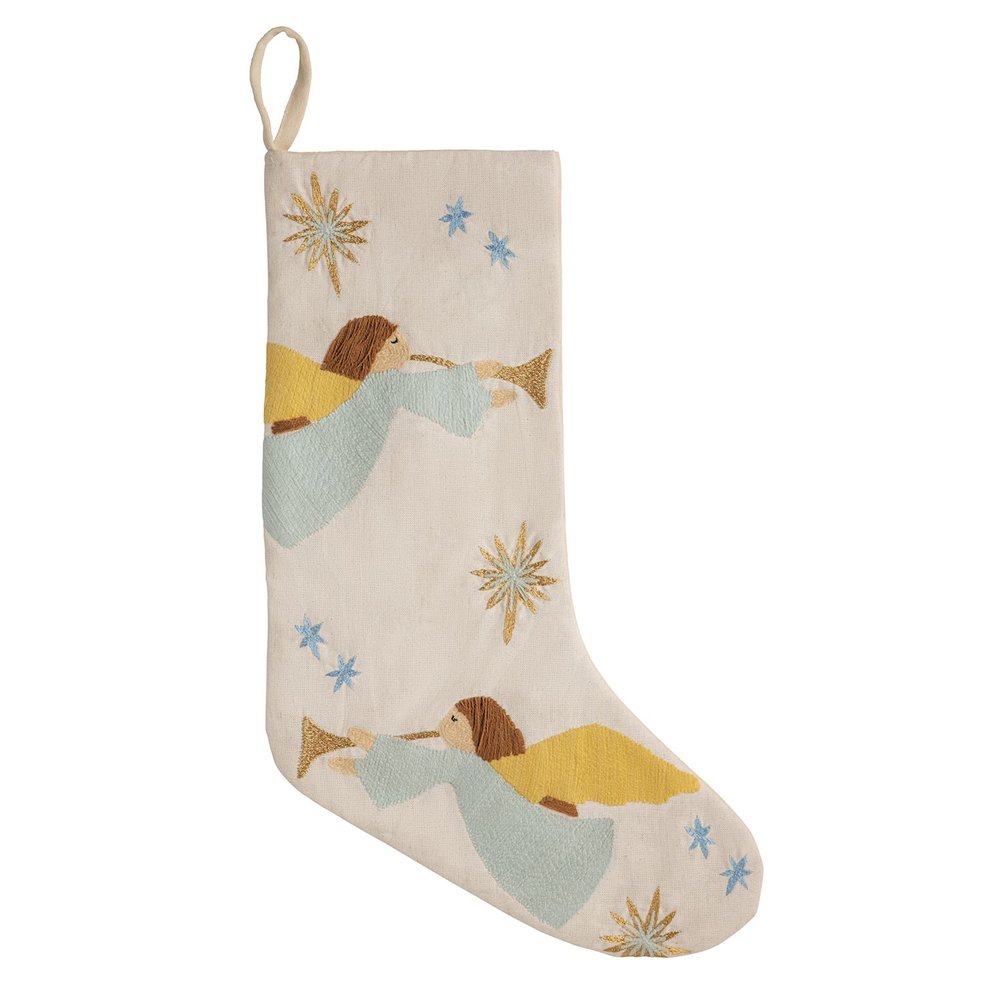 Nativity & Angel Christmas Stockings - Set of 4 Coordinating Designs