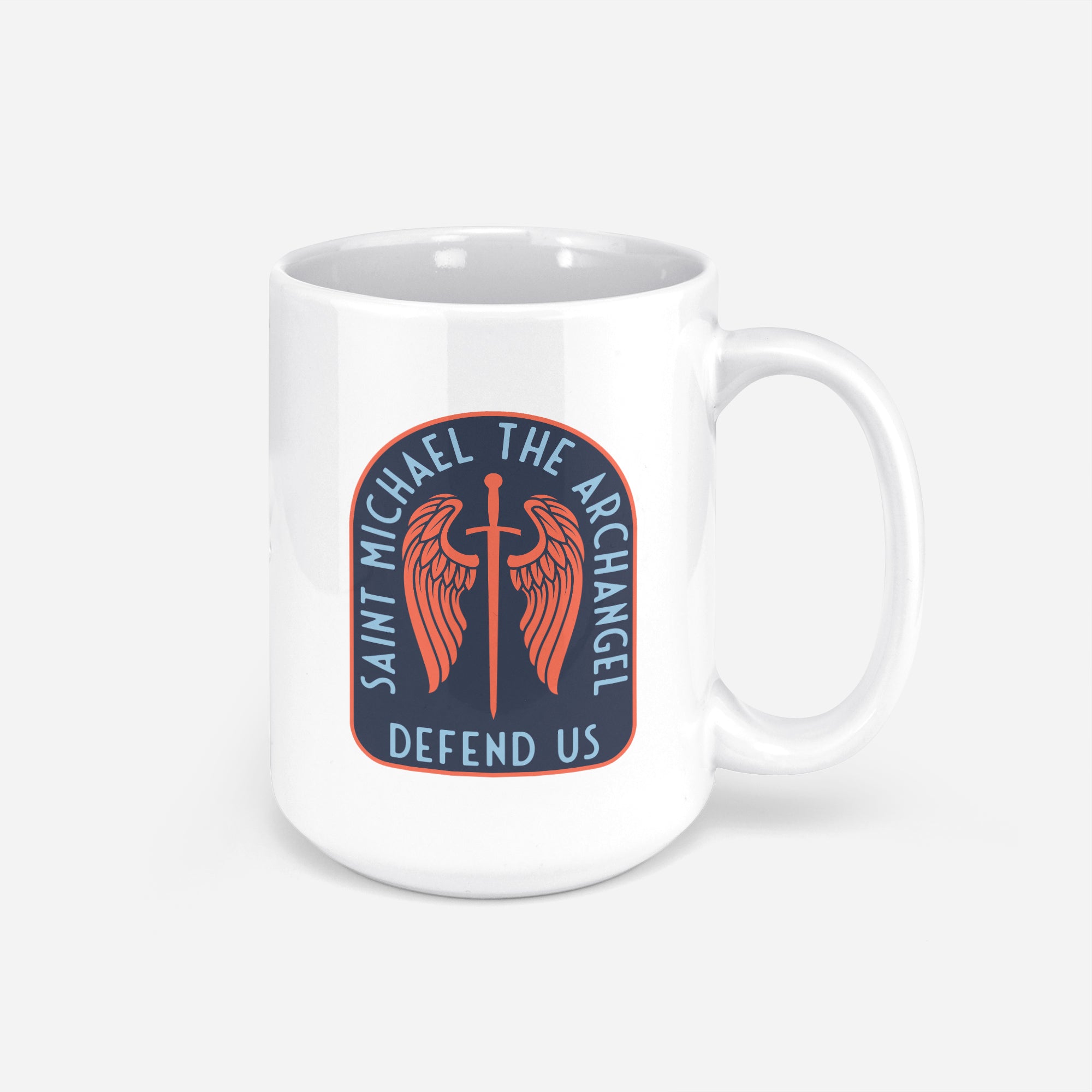 St. Michael Sword & Shield Coffee Mug