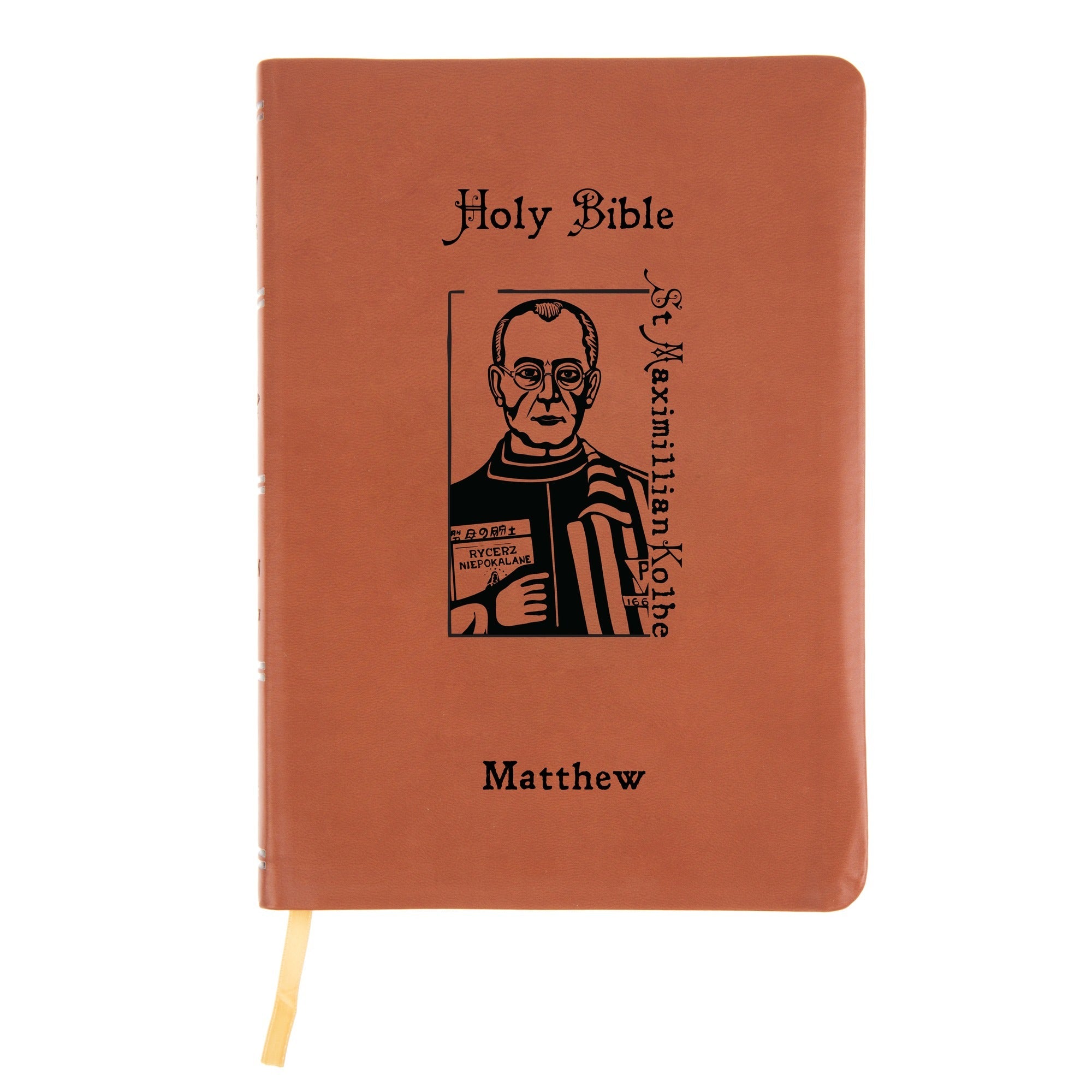 Personalized St. Maximilian Kolbe Bible