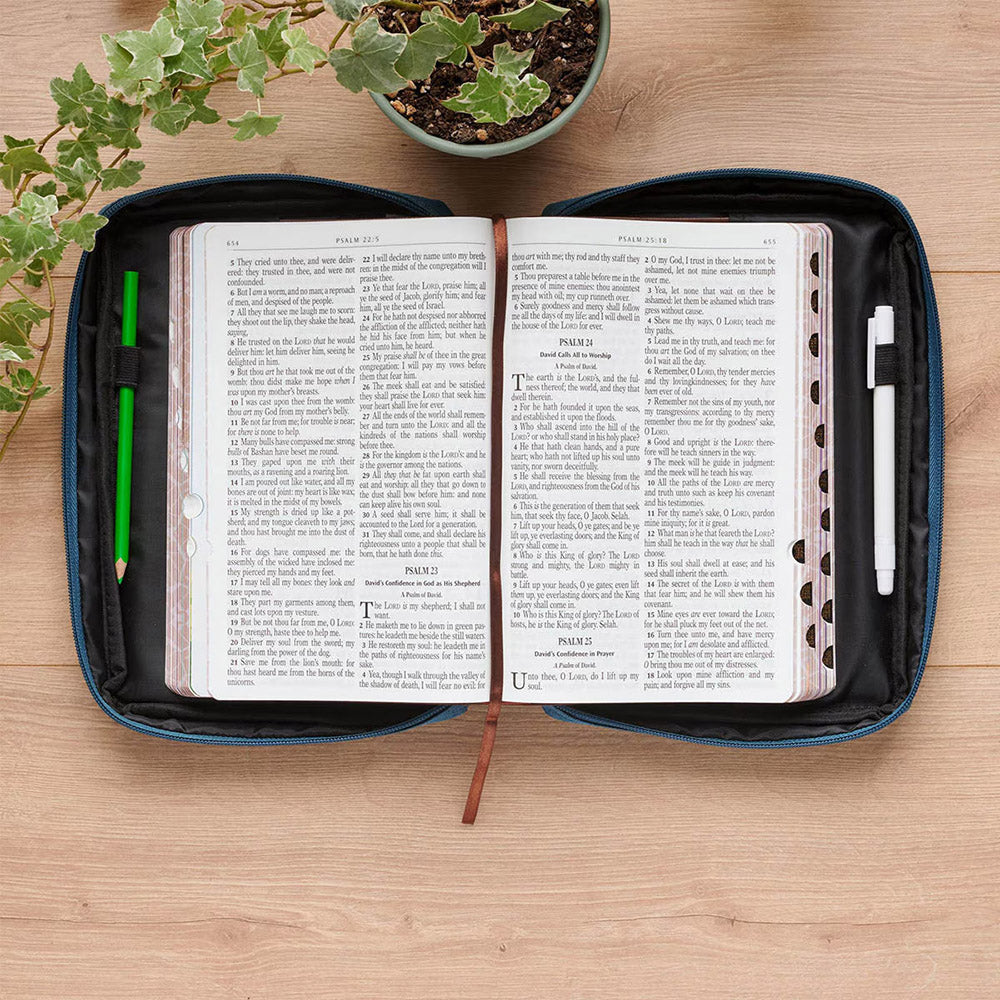 Adventure with Jesus Teal Kids Bible Cover