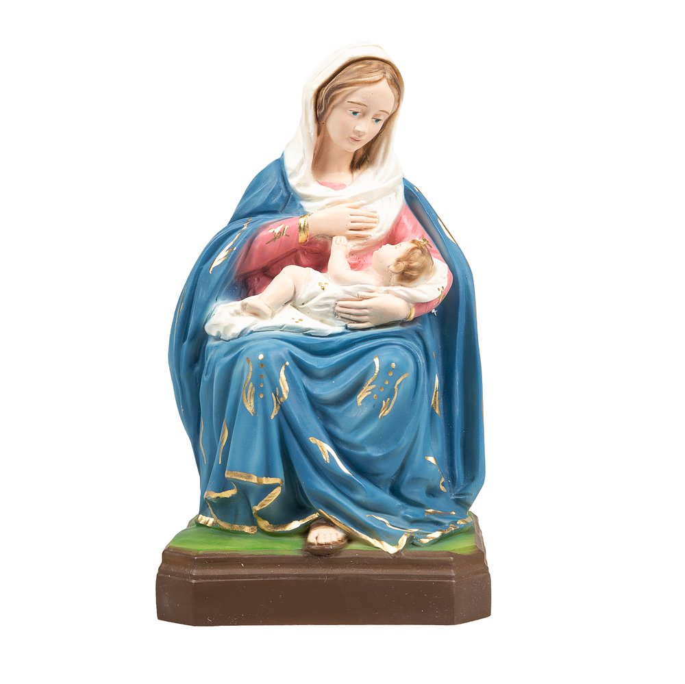 Seated Our Lady of Grace Statue - 8"