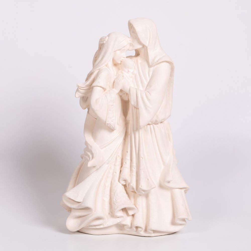 The Kiss of St. Joseph Holy Family Statue - 12.6"
