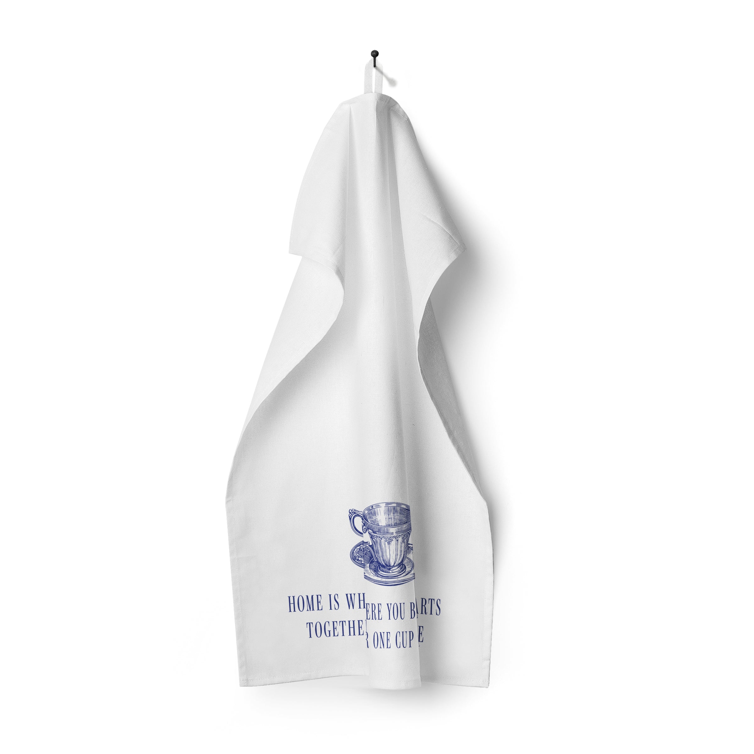 One Cup at a Time Tea Towel