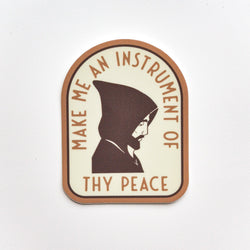 St. Francis Peace Vinyl Sticker
