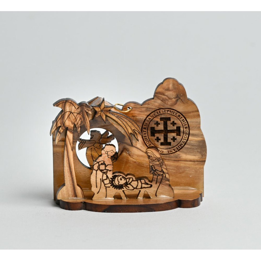 Jerusalem Cross Nativity Ornament