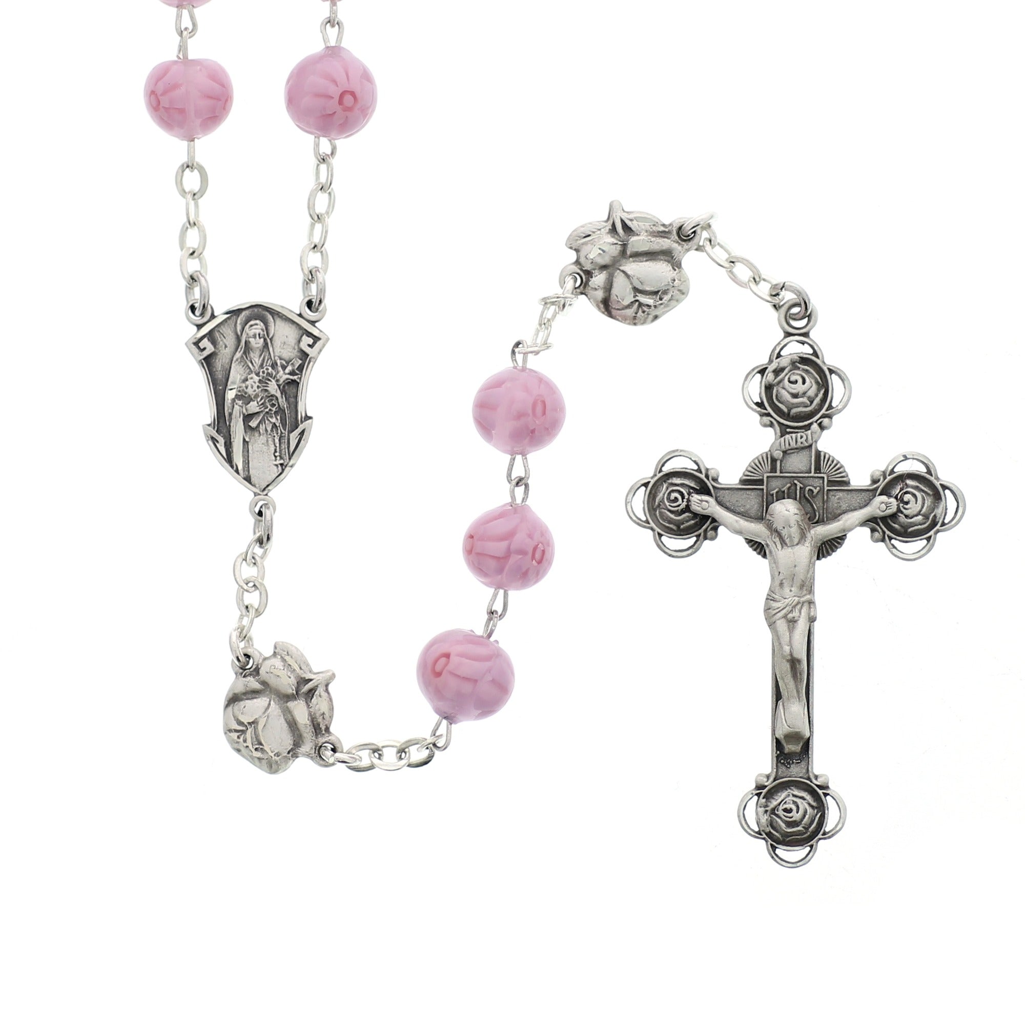 St. Therese Sterling Little Flower Rosary