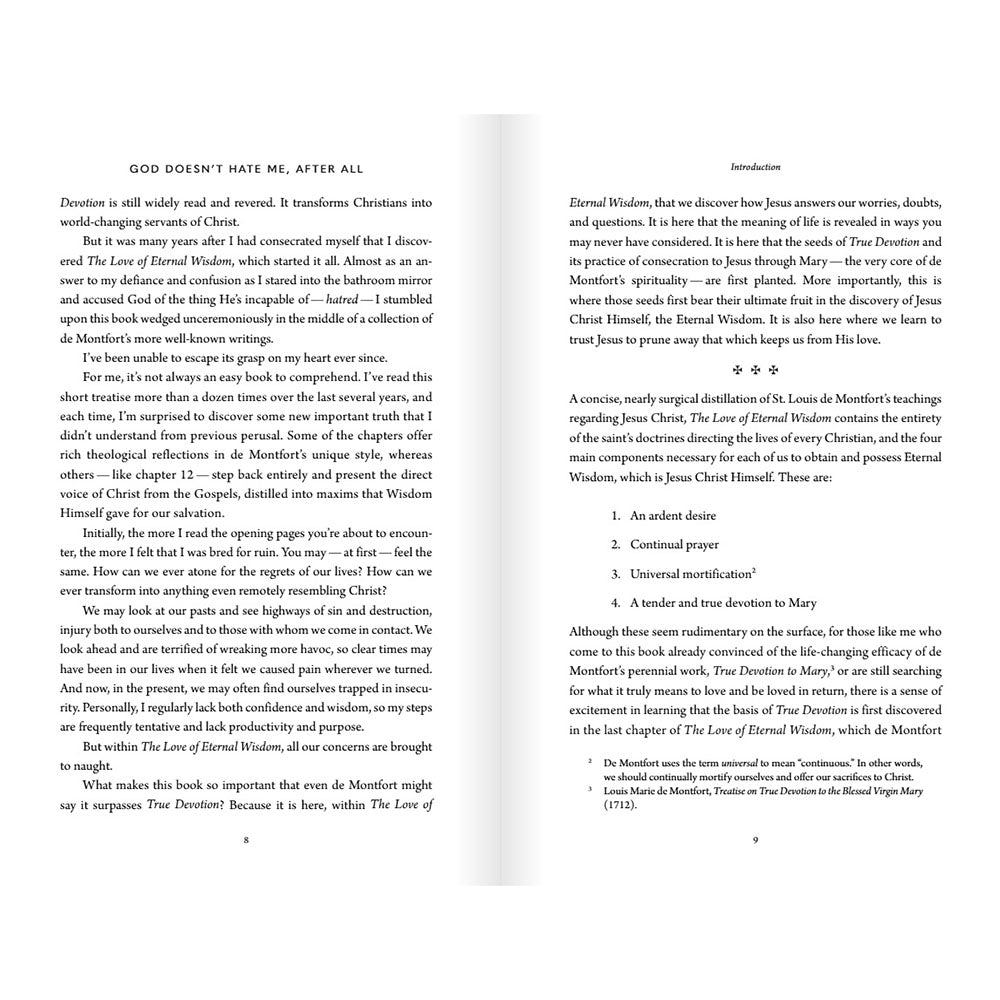 God Doesn't Hate Me After All: Discovering Louis de Montfort's Love of Eternal Wisdom