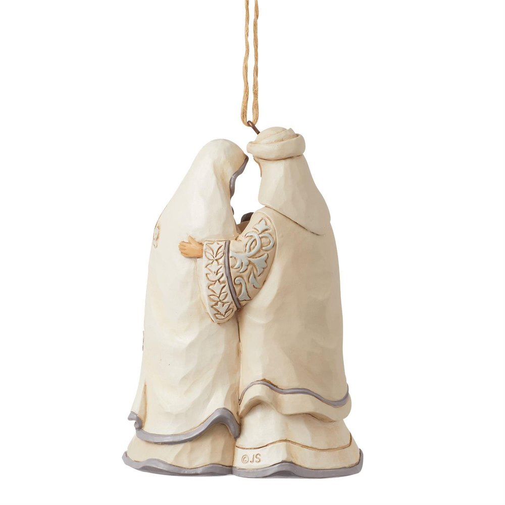 Jim Shore Woodland Holy Family Ornament - 4.25"