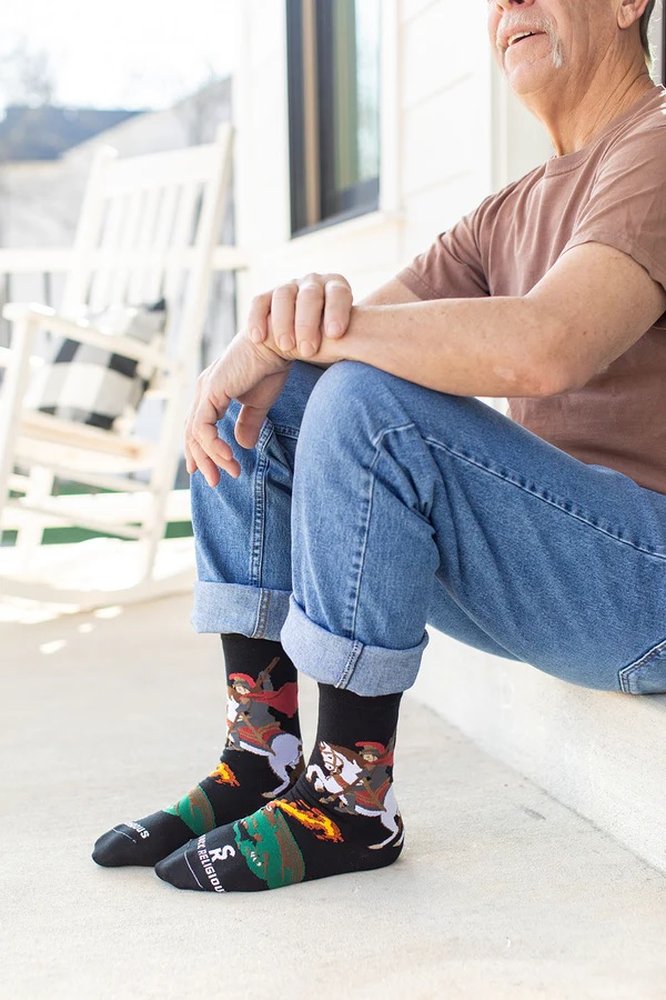 St. George & the Dragon Adult Socks