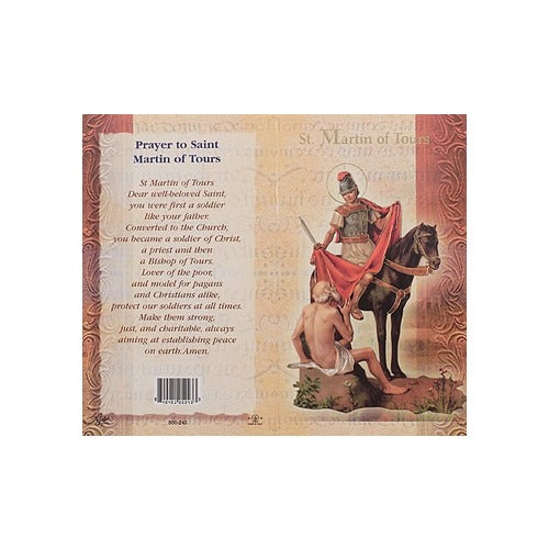 St. Martin of Tours - Mini Lives of the Saints Folded Prayer Card