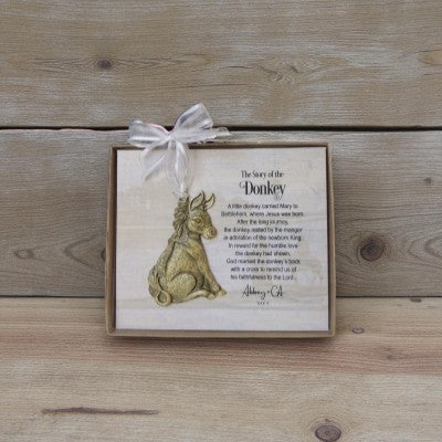 Story of the Donkey Ornament