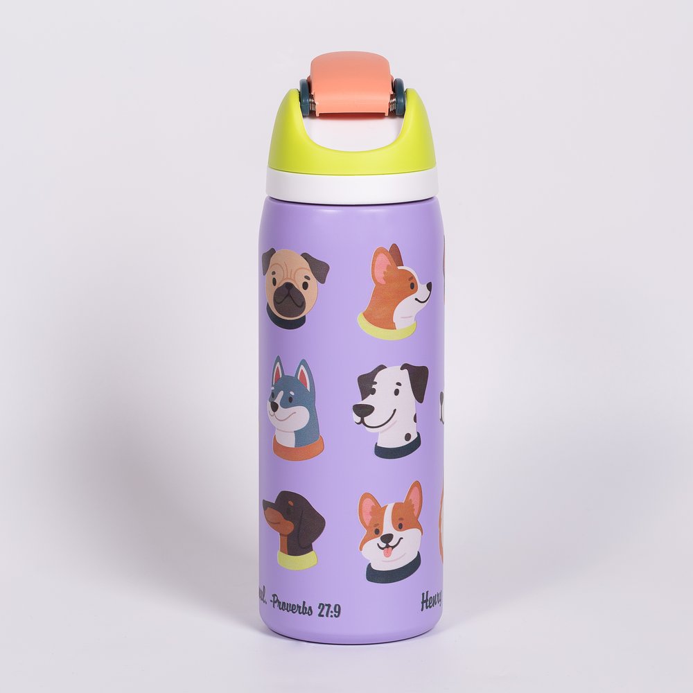 Personalized Friendship Pups Water Bottle