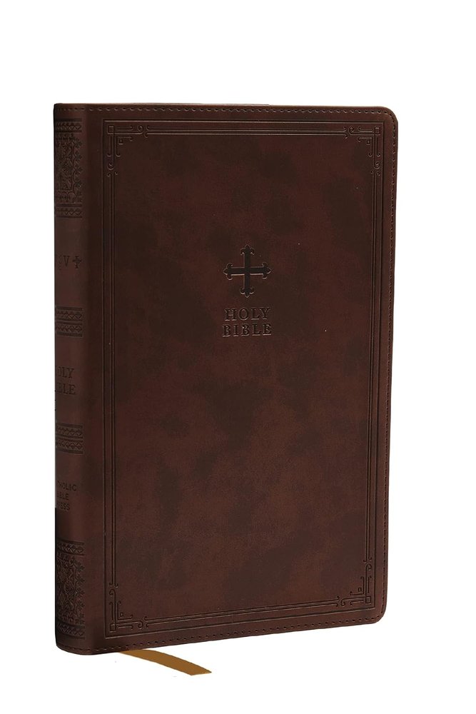 NRSV Catholic Bible - Brown Leathersoft Personal Size