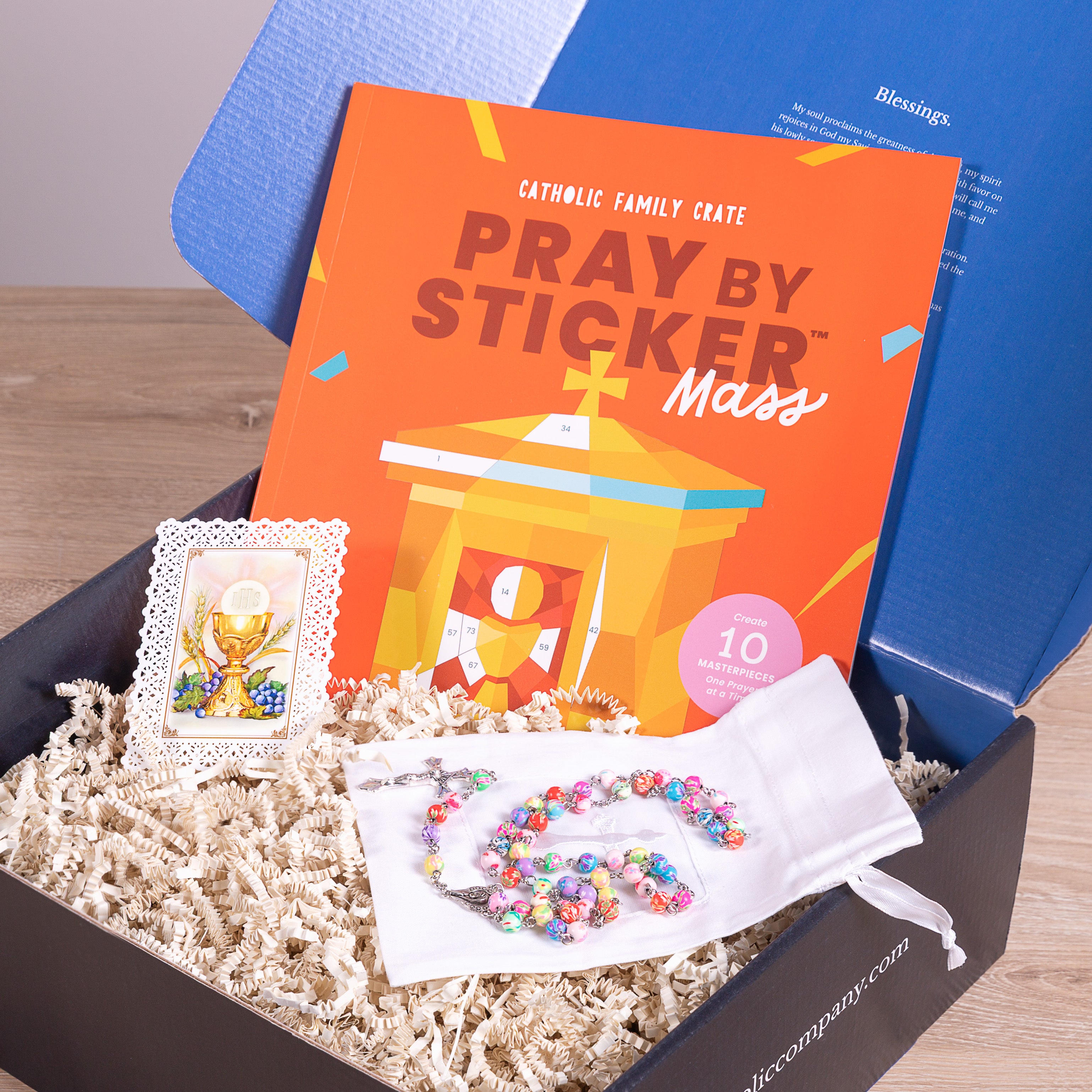 Girls First Communion Faith in Bloom Gift Box