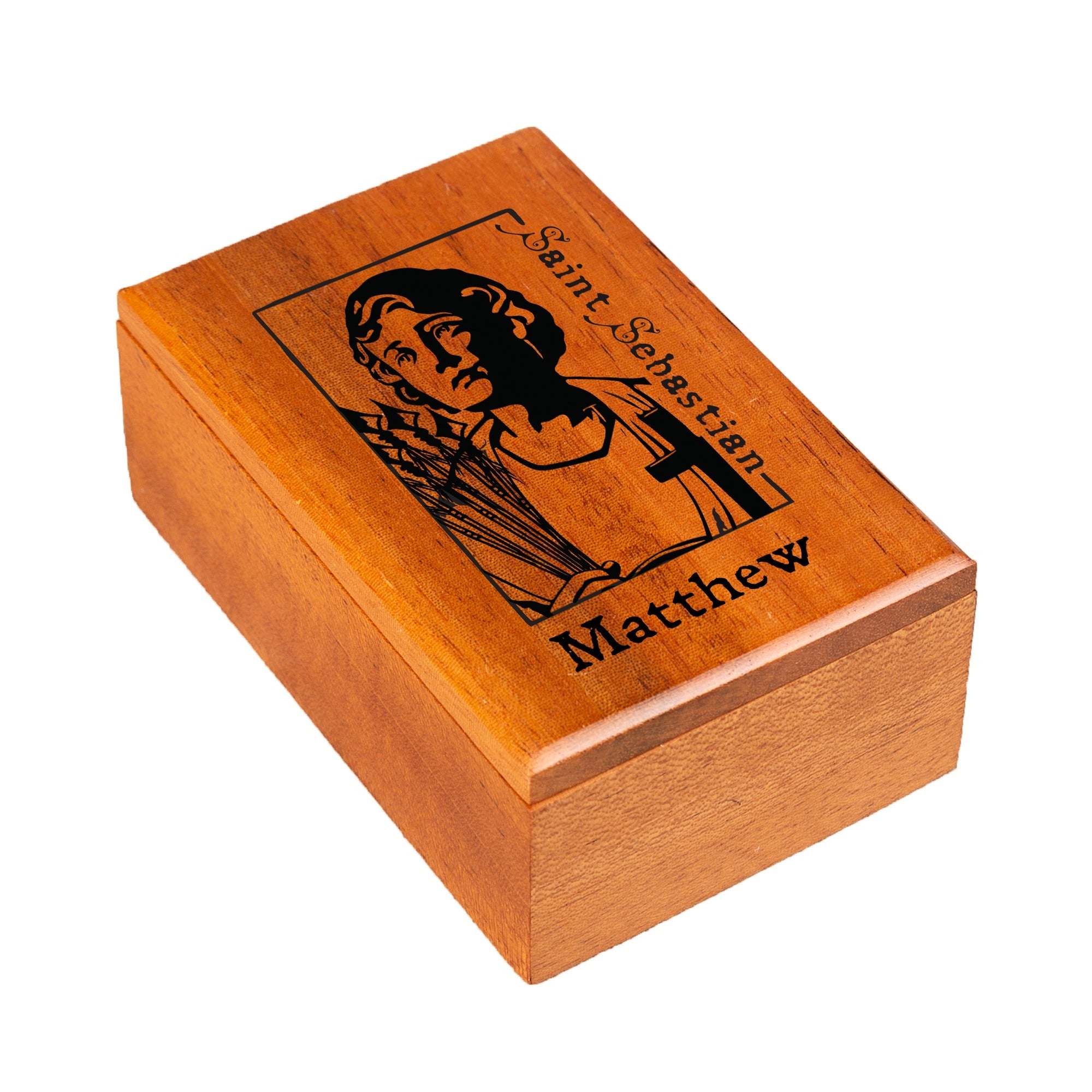 Personalized St. Sebastian Keepsake Box