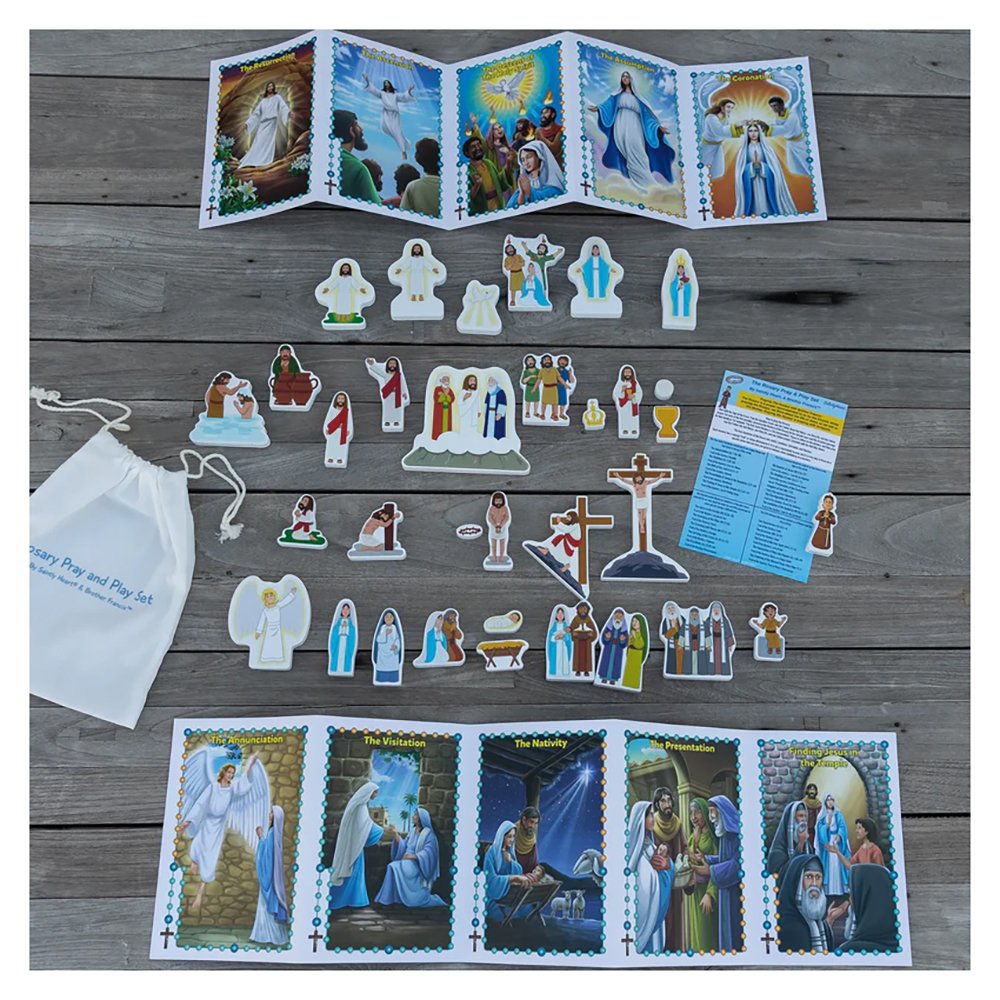 Rosary Pray and Play Set by Saintly Heart & Brother Francis