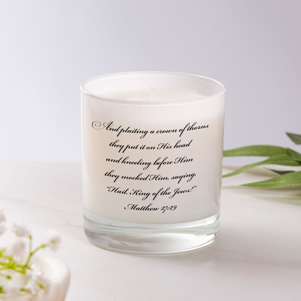 Crown of Thorns Montmartre Stained Glass Candle