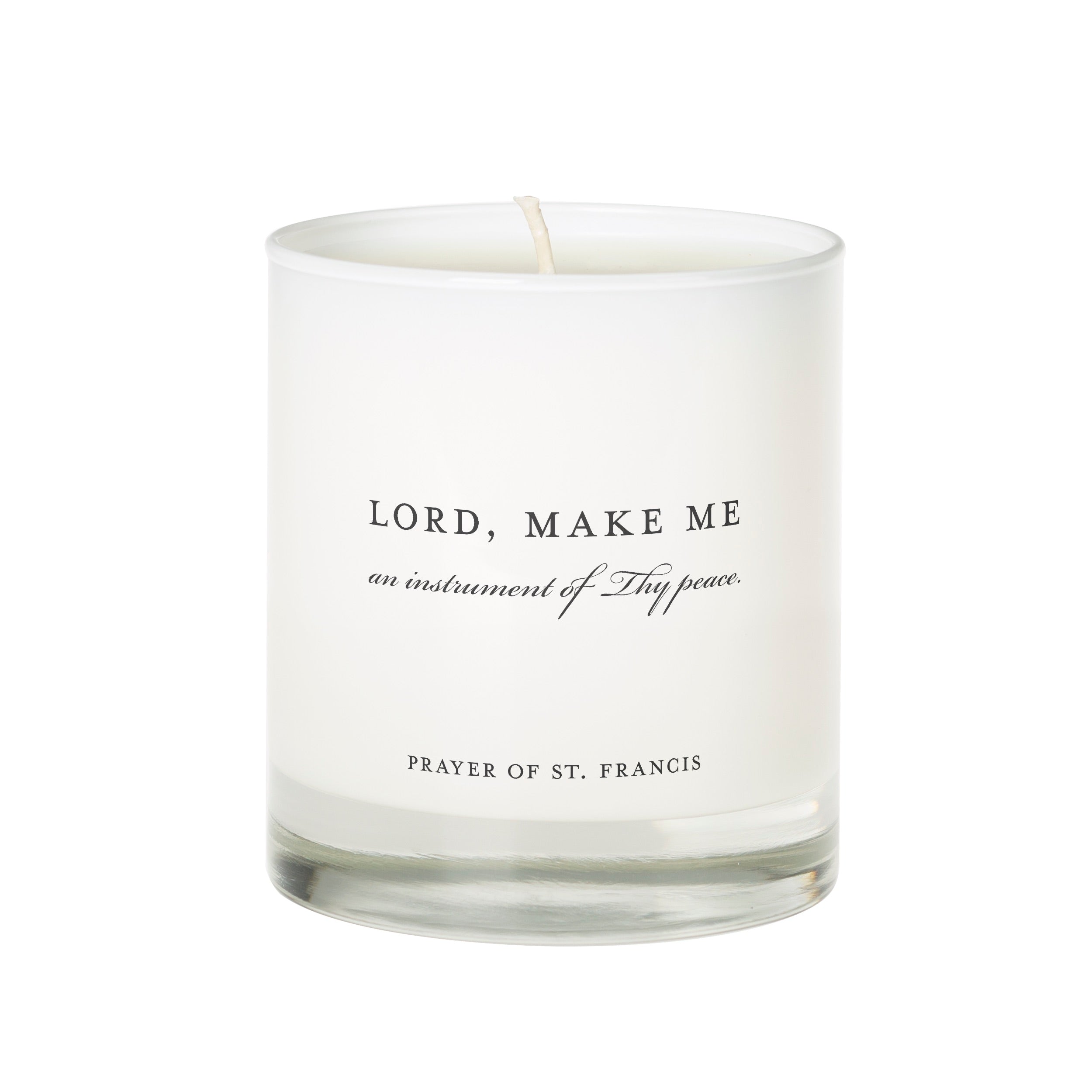 Make Me An Instrument Of Your Peace Scented Candle