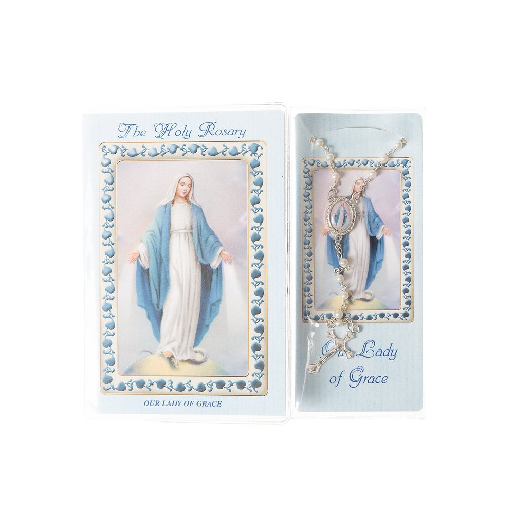 Miraculous Medal Rosary, Booklet, & Bookmark Set