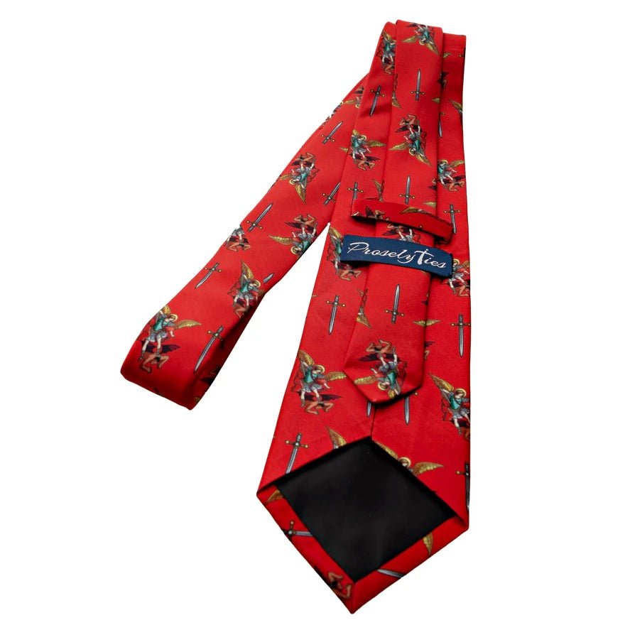 Red St. Michael Necktie