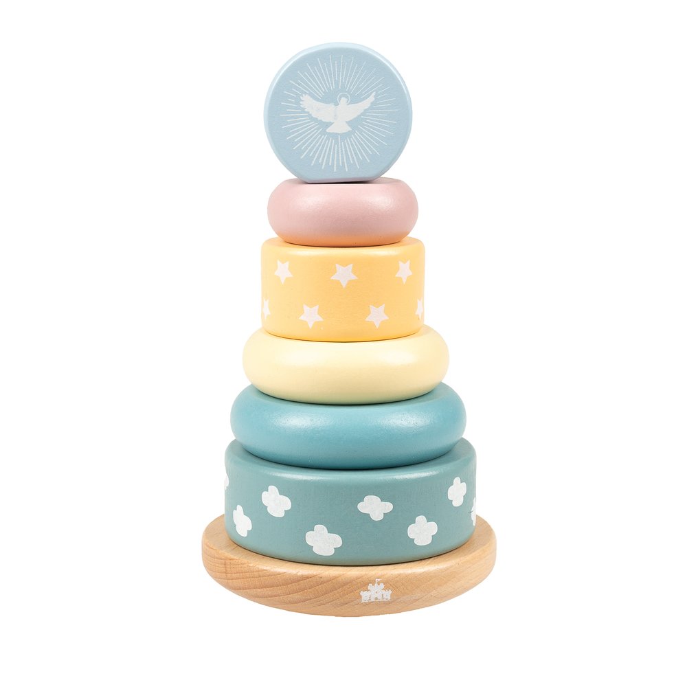 Holy Spirit Wooden Tower Toy