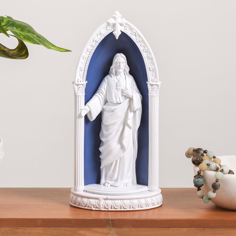 LED Sacred Heart Della Robbia Style Arch