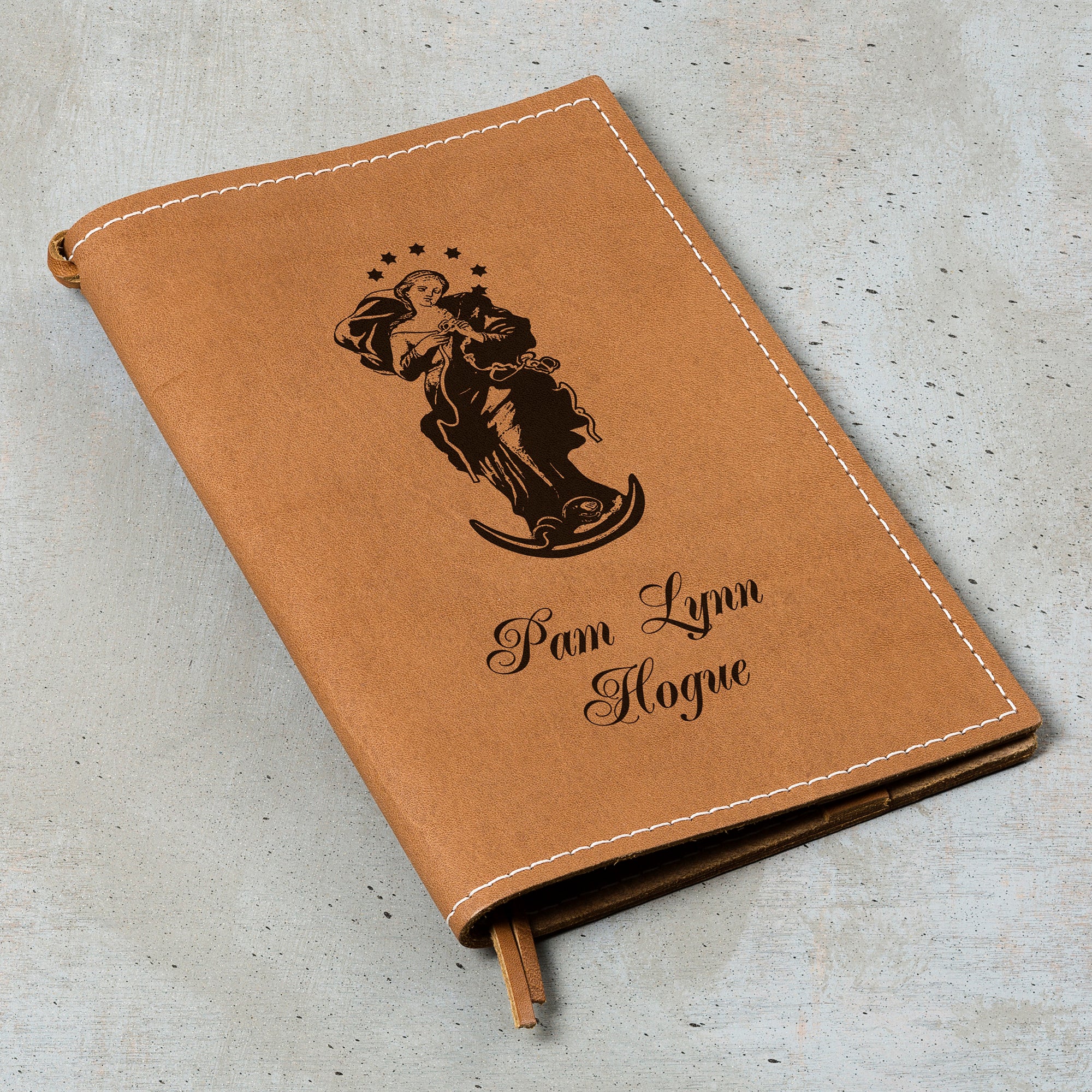Personalized Our Lady Undoer of Knots Magnificat Cover for Standard Print Monthly Edition