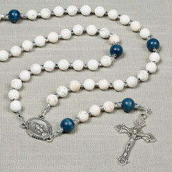 Miraculous Medal Magnesite Rosary