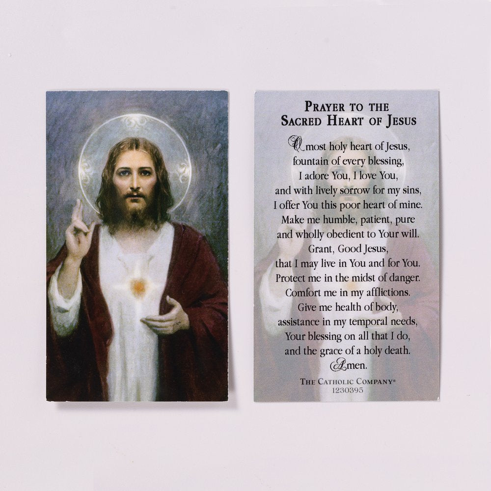 Sacred Heart of Jesus Crystal Rosary - Catholic Company Rosary of the Year 2027