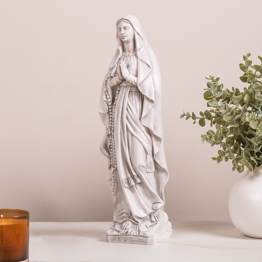 Italian Our Lady of Lourdes Statue - 16 "